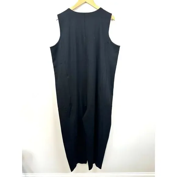 Eileen Fisher Cotton Ponte Lantern Jumpsuit Size 1X NWT
